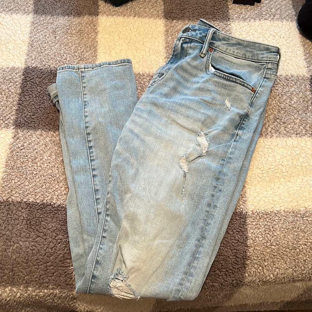 American eagle mens jeans with holes size 32x34